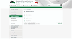 Desktop Screenshot of bip.pup-strzelce.pl